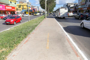 Obras revitalizam Avenida Paranoá e melhoram acessibilidade em Brasília
