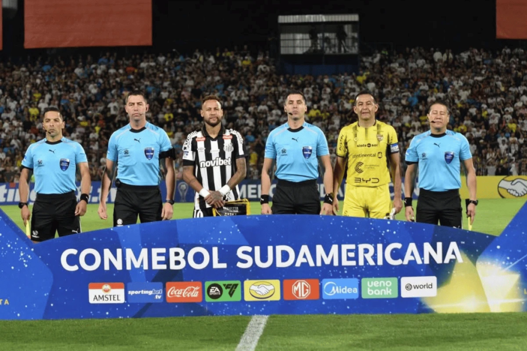 Com gol de Neymar, Santos empata com Recoleta pela Copa Sul-Americana