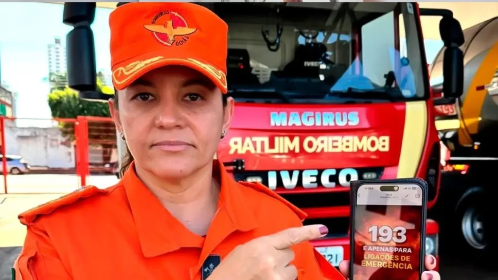 Tenente-coronel Helaine Vieira - (Foto: reprodução/Corpo de Bombeiros)
