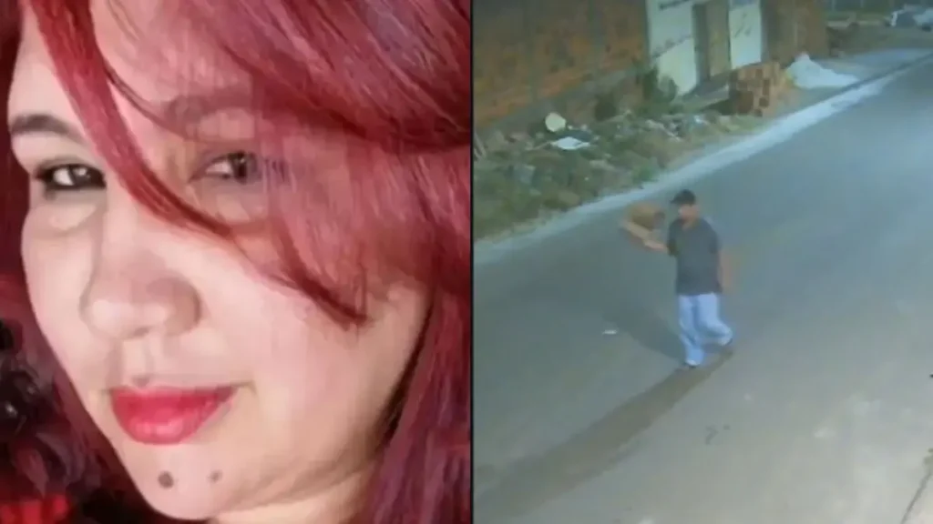 Imagem mostra suspeito caminhadno pela rua depois de deixar televisão