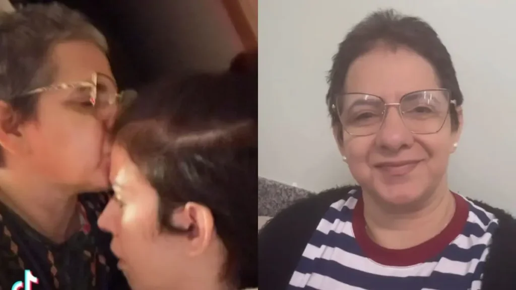 Imagem mostra mãe de Thais Medeiros, que desencadeou problemas de saúde após sentir cheiro de pimenta em conserva