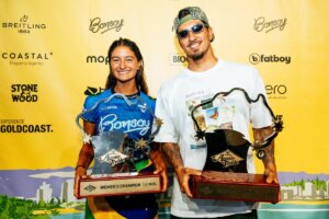 Gabriel Medina e Luana Silva conquistam a Tríplice Coroa Australiana