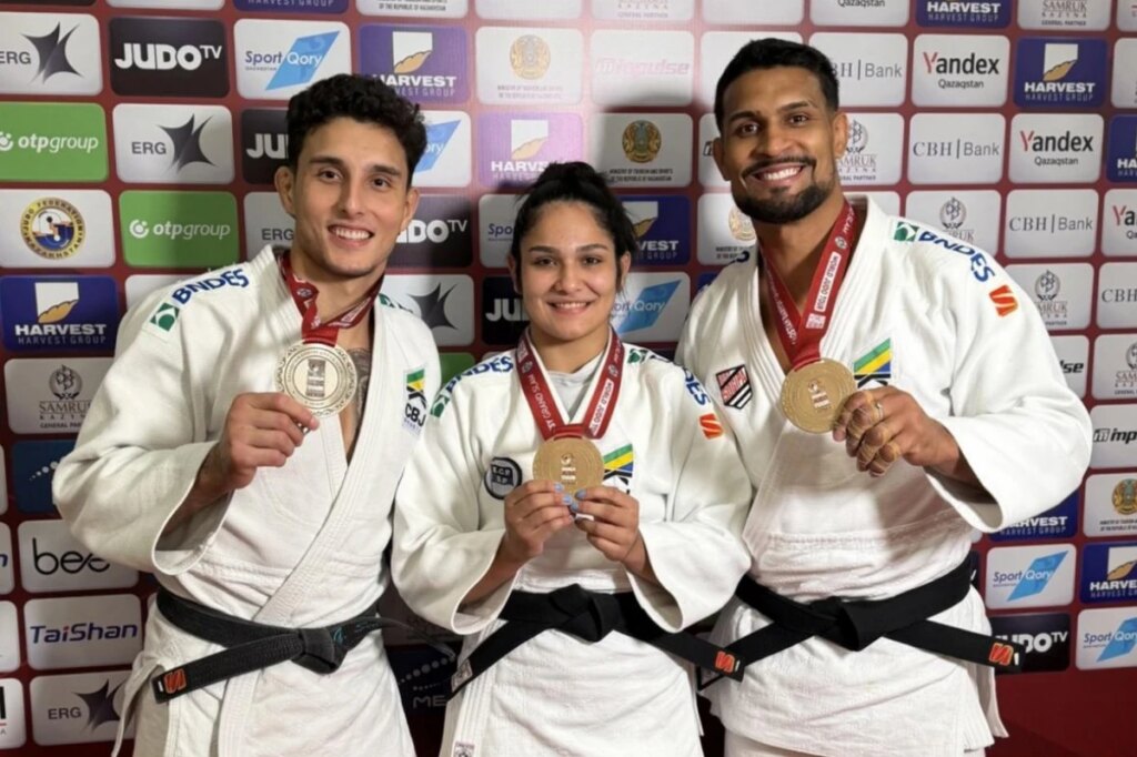 Brasil conquista mais três medalhas no Grand Slam de Astana