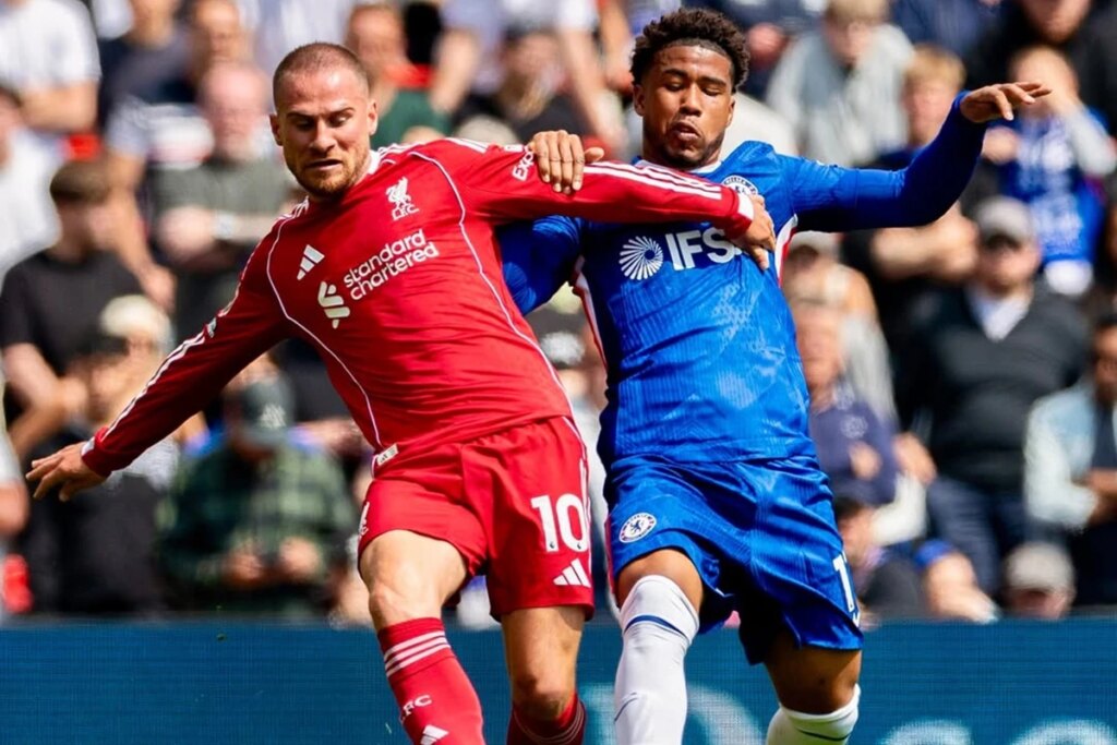 Em Anfield, Liverpool e Chelsea empatam em 1 x 1 pela Premier League