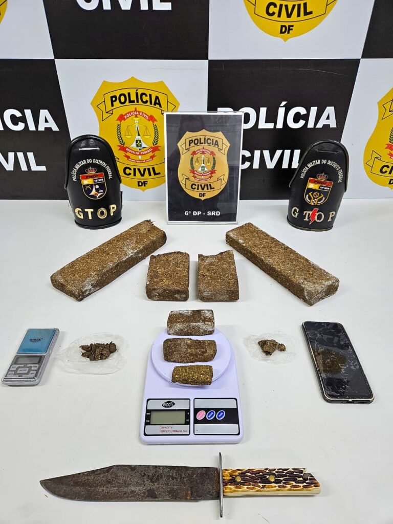 PCDF prende dois homens por tráfico de drogas durante operação no Paranoá
