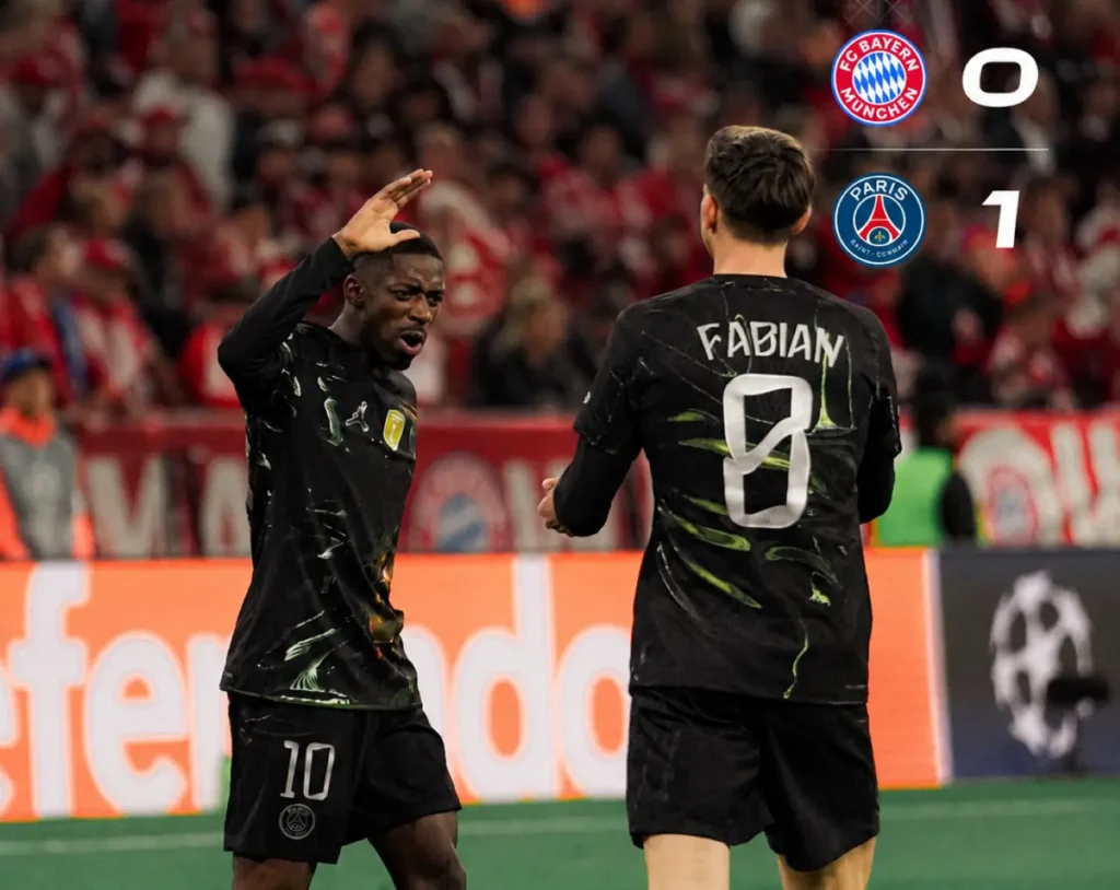 Atual campeão, PSG empata com o Bayern de Munique e garante vaga na final da Champions League