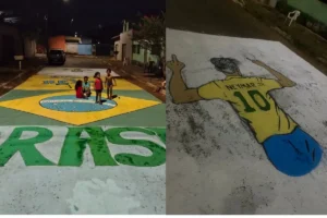 Goiânia vai liberar pinturas de ruas para a Copa, mas com regras; veja o que pode ser permitido