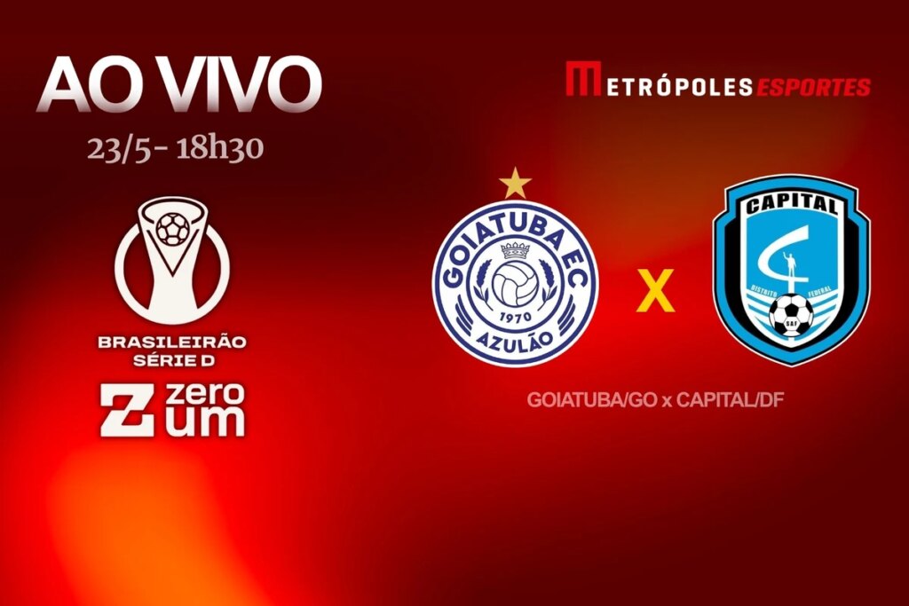 Metrópoles transmite Goiatuba-GO x Capital-DF