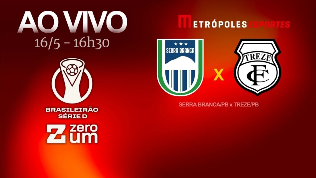 Metrópoles transmite Serra Branca-PB x Treze-PB