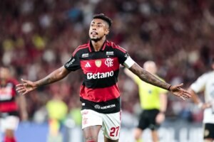 Bruno Henrique atinge marca histórica na Libertadores