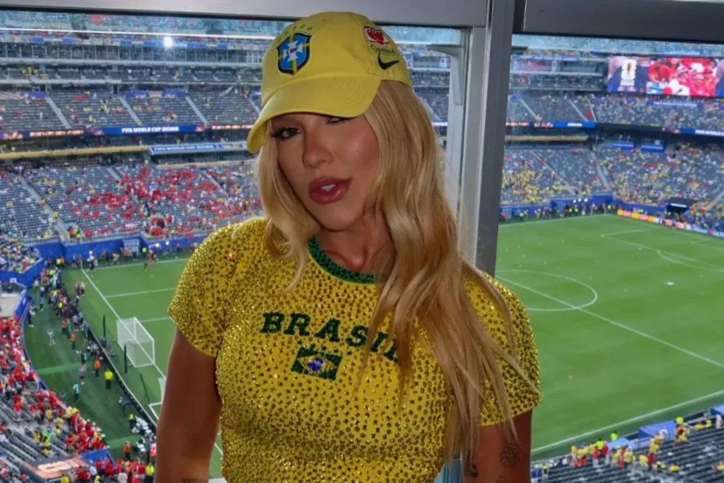 Virginia posta vídeo do gol de Vini Jr., mas não faz comentários