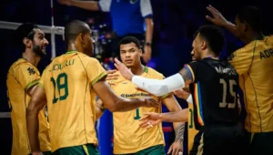 Brasil perde para a Itália e chega a segunda derrota seguida na Liga das Nações Masculina de Vôlei