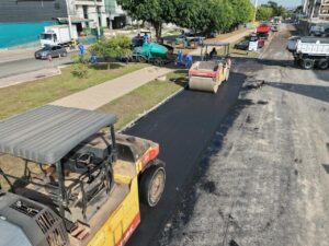 Asfalto novo avança na Superquadra Park Sul com R$ 3,3 milhões