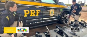 PRF apreende 25 fuzis em ação histórica no Paraná