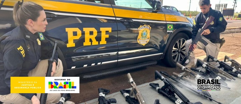 PRF apreende 25 fuzis em ação histórica no Paraná