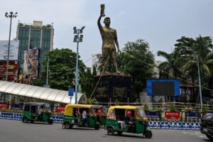 Estátua gigante de Messi na Índia é retirada por questões de segurança