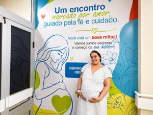 HRSM instala painel de fotos para gestantes antes do parto