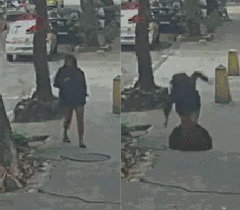 Mulher cai em bueiro no RJ após pisar em tampa