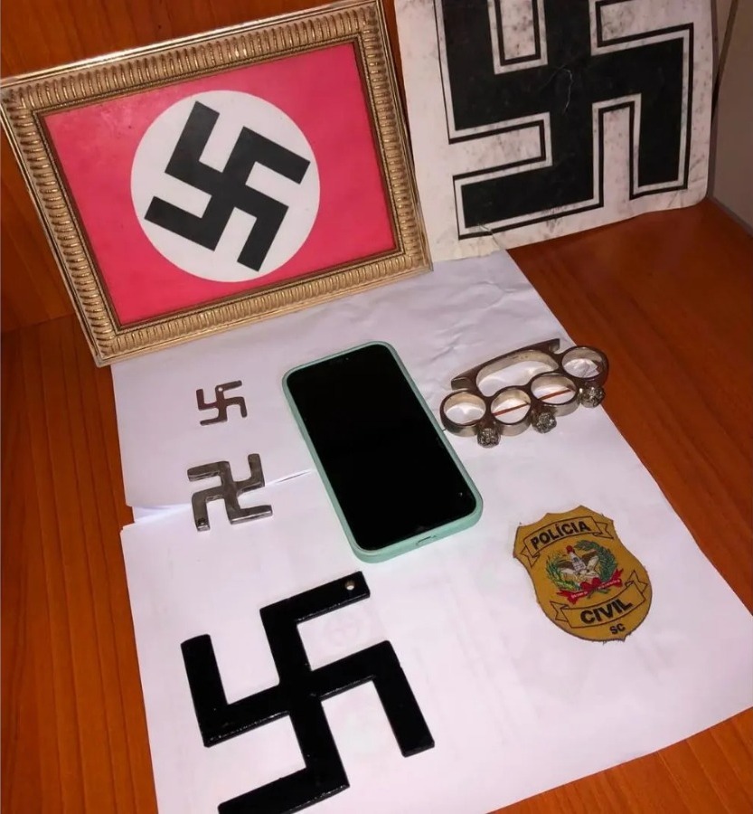 Operação em Santa Catarina prende homem por propagar ideologia nazista