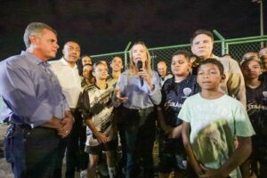 Iluminação pública para arena de beach soccer e campo sintético em Ceilândia