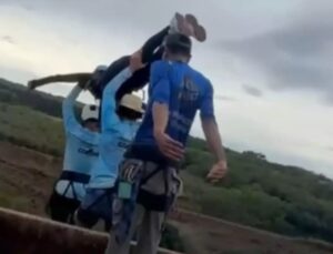 Instrutor cita gritos e diz que cliente anterior em caso de morte durante rope jump desistiu
