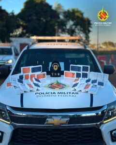 PMDF apreende 34 iPhones avaliados em R$ 300 mil durante operação no Gama
