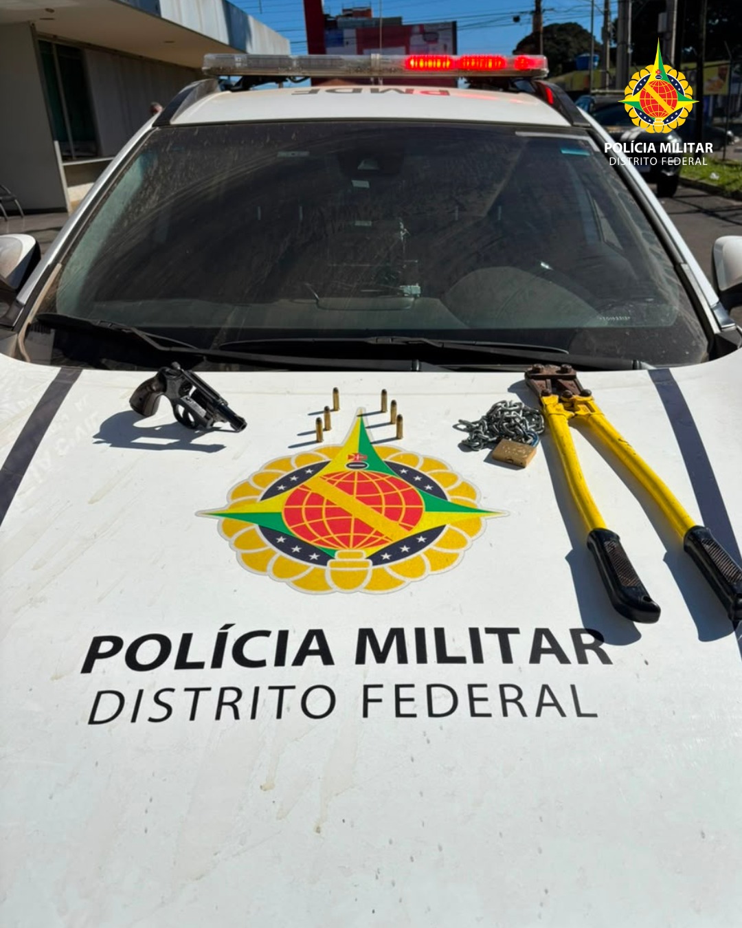 Homem é preso após ameaça com arma e invasão de chácara no Pôr do Sol