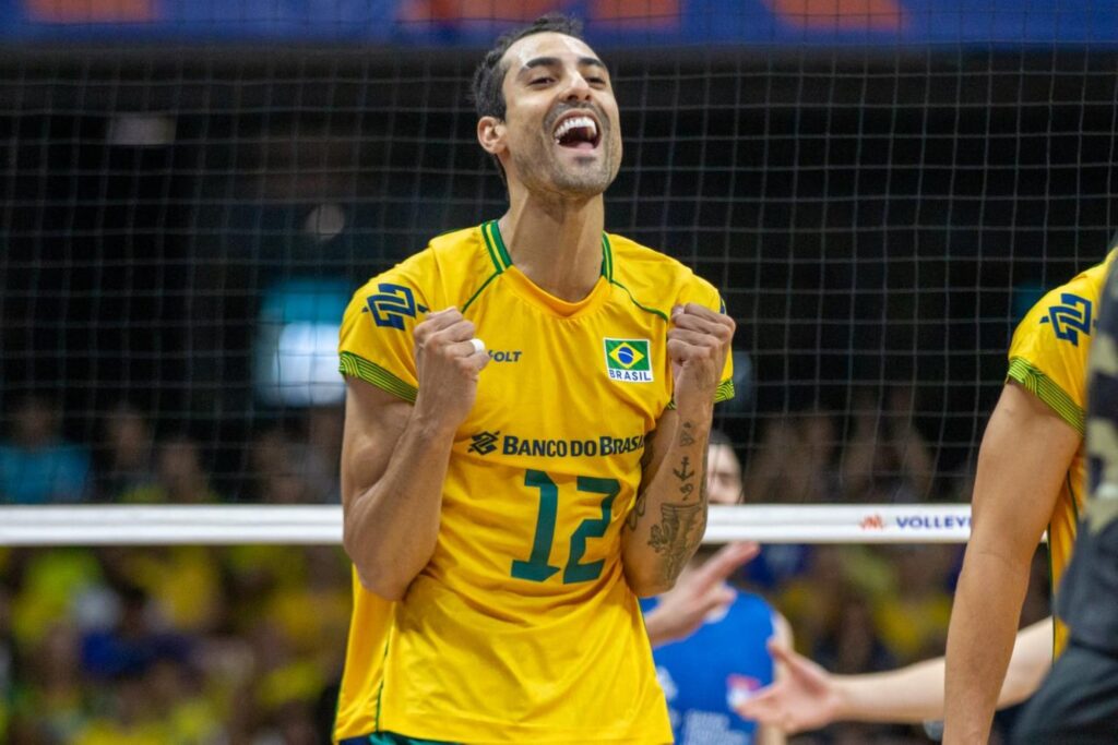 Brasil bate a Sérvia por 3 sets a 0 e segue invicto na Liga das Nações - destaque galeria