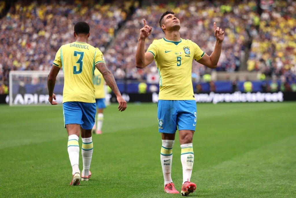Casemiro é o segundo jogador mais velho a marcar pelo Brasil em Copas