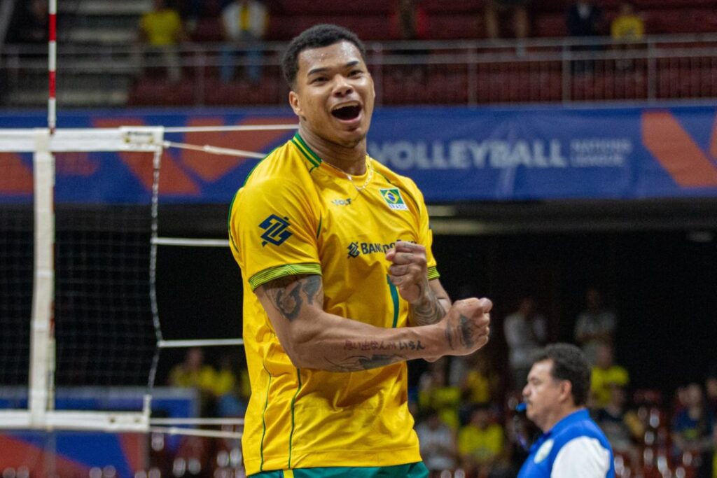 Vôlei: jogadores do Brasil projetam “revanche” contra a Sérvia - destaque galeria