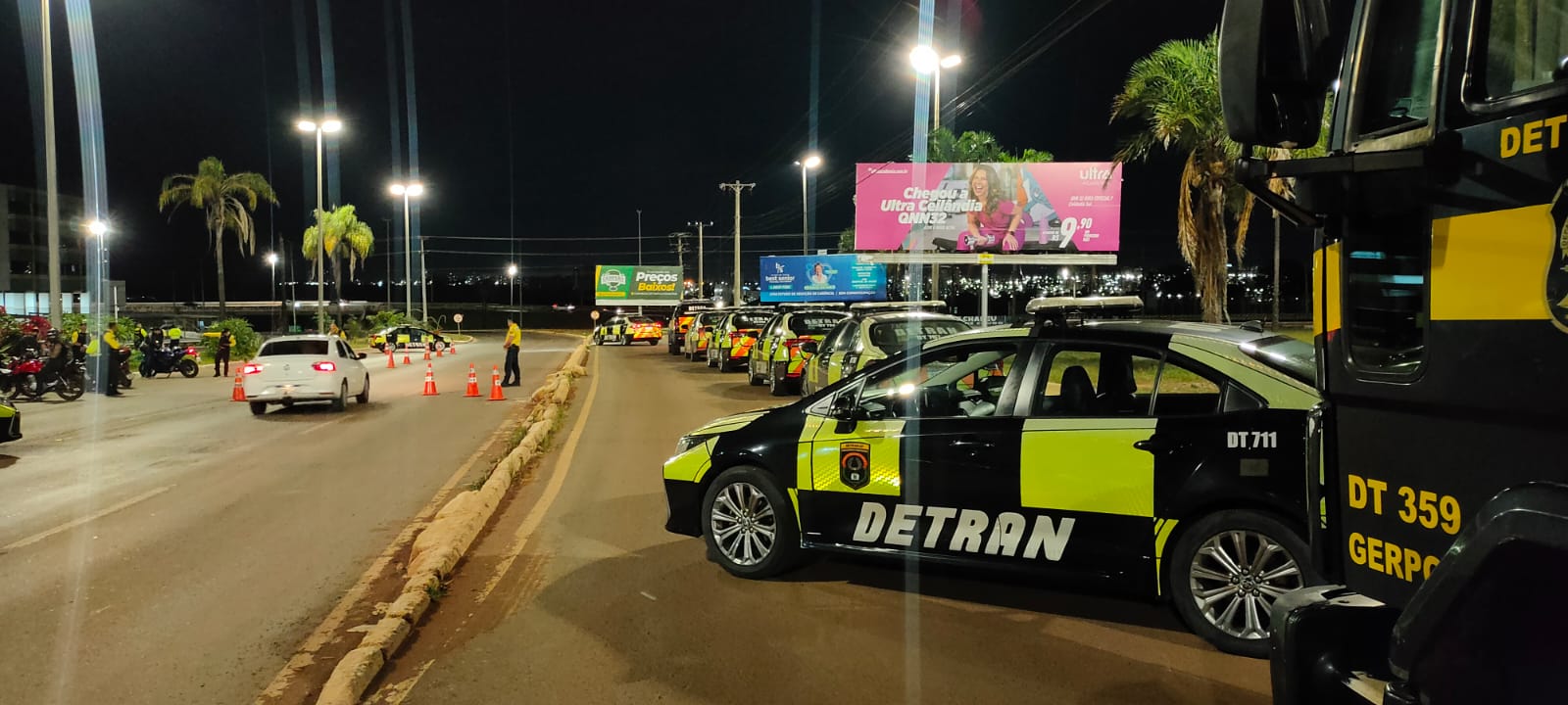 Detran-DF aborda 160 motociclistas em operação Sossego em Taguatinga