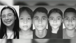 Da esquerda para a direita: Izadora Monteiro, Maria Carolina , Lucas Antônio, Isadora Castro e Ezequiel Souza -(Reprodução)