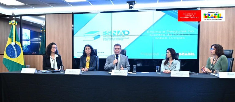 MJSP lança Escola Nacional de Políticas sobre Drogas