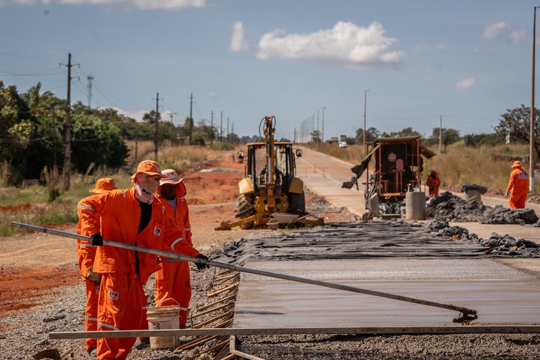 Duplicação da BR-080 chega a 20% entre Taguatinga e Brazlândia