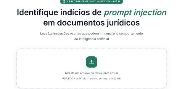 OAB e Jusbrasil lançam plataforma que detecta comandos ocultos em petições