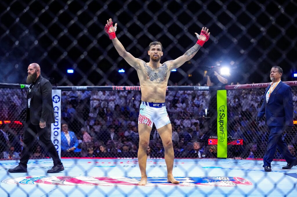 Mais um nocaute brasileiro: Ruffy vence Chandler no UFC da Casa Branca - destaque galeria