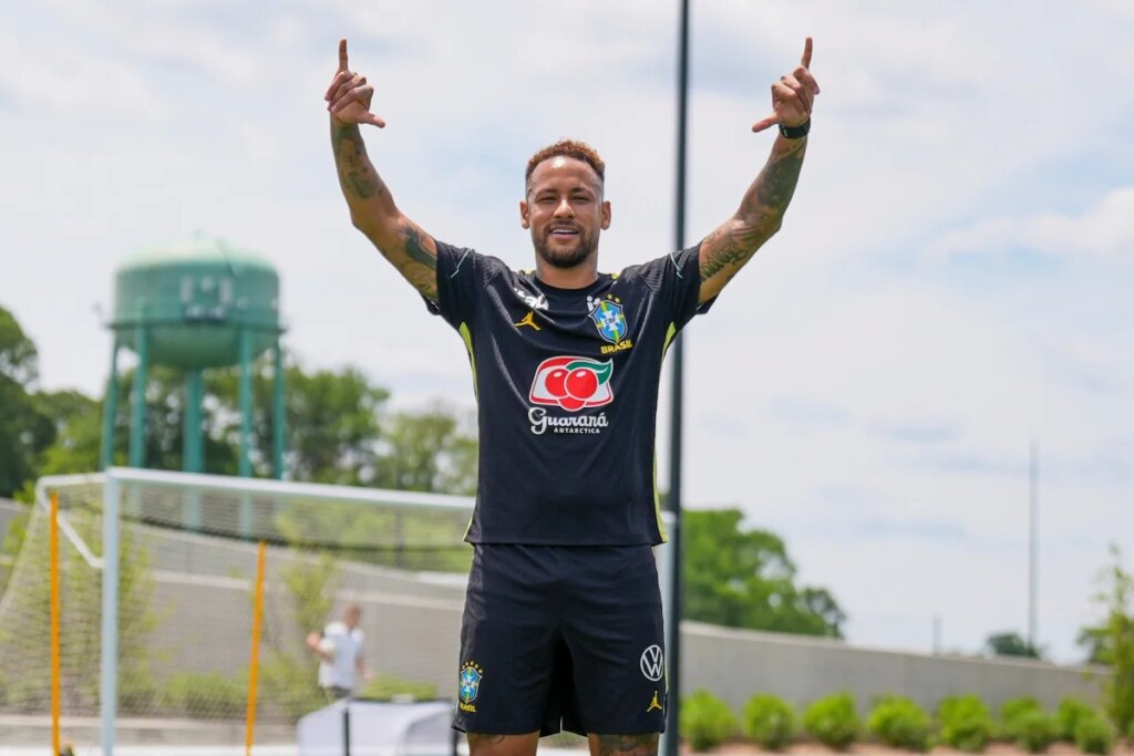 Fora de Brasil x Haiti, Neymar permanece treinando em Nova Jersey