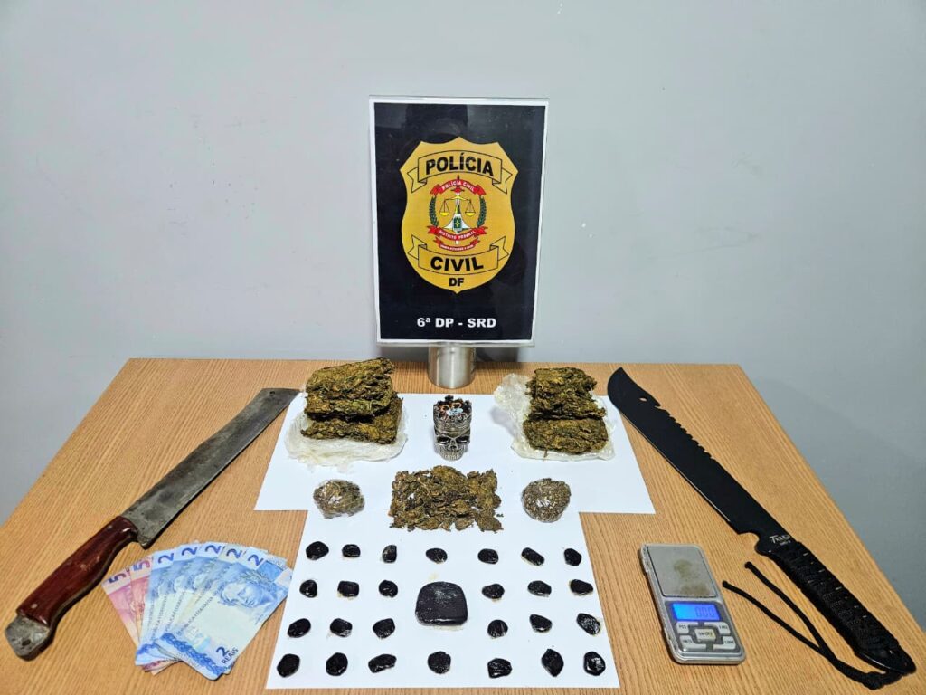 Adolescente é apreendida por suspeita de vender drogas por aplicativo de mensagens no DF