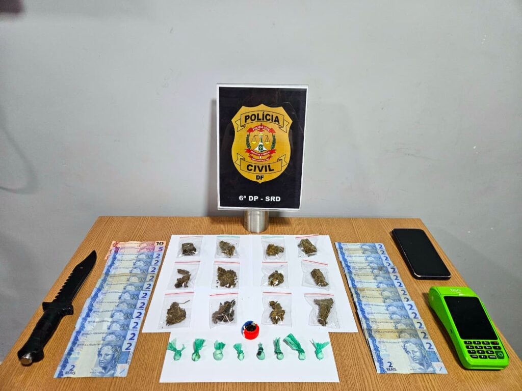 Operação da PCDF prende dois suspeitos de tráfico e fecha pontos de distribuição de drogas no Paranoá