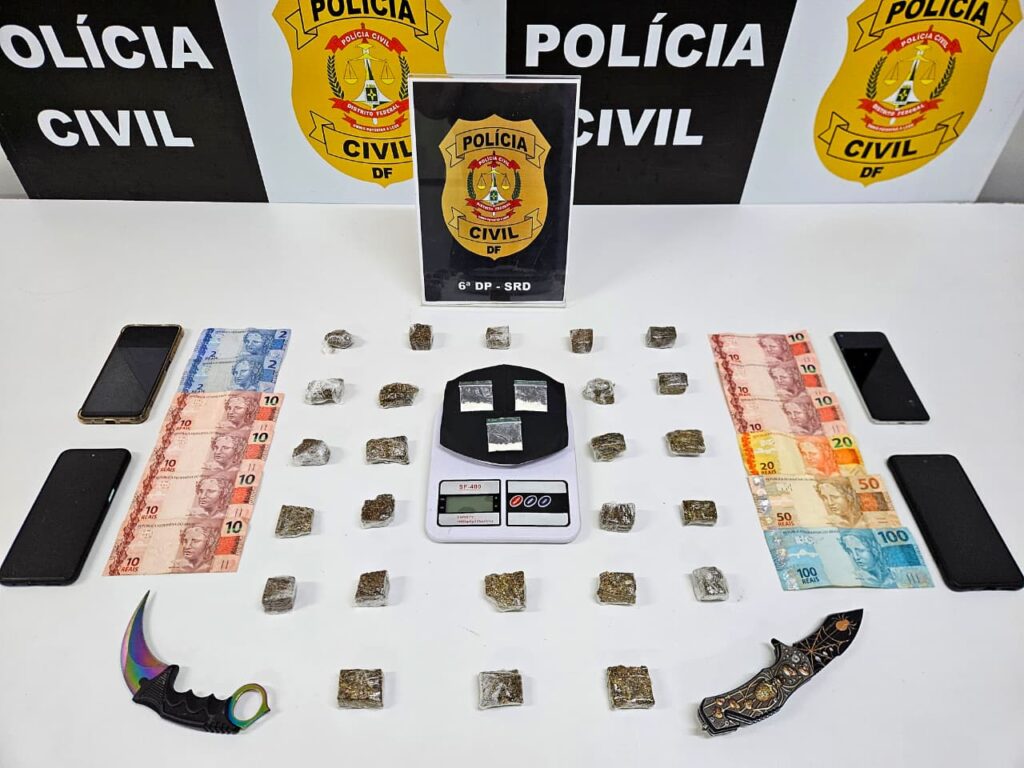 PCDF prende três integrantes da mesma família por tráfico de drogas no Paranoá