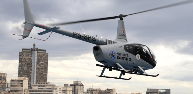 prefeitura anuncia app para população e helicóptero do Smart Sampa