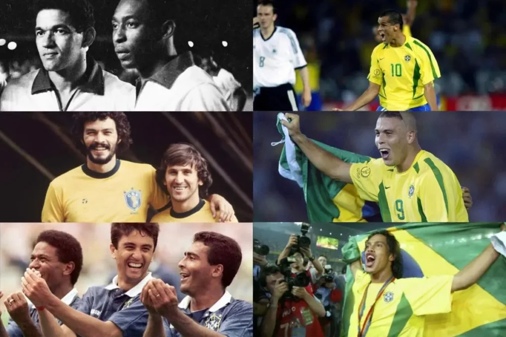 Relembre parcerias que fizeram história pela seleção em Copas
