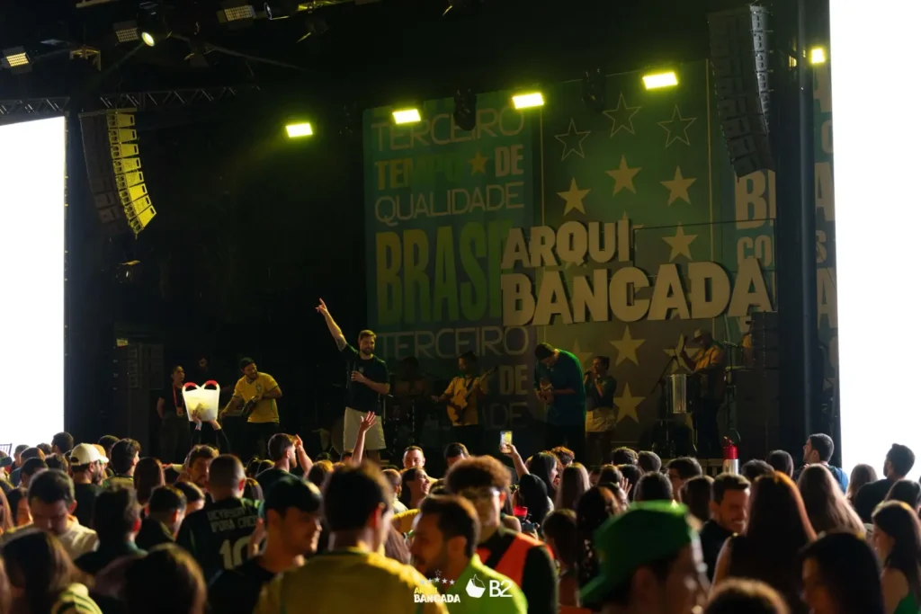 Brasil enfrenta Escócia e evento terá transmissão do jogo e shows