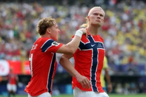 Com gols de Haaland e total domínio da posse de bola, Noruega elimina Brasil