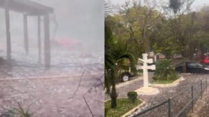 Chuva de granizo destrói telhados de mais de 400 casas no interior do RS
