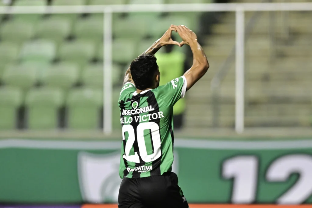 América-MG abre o placar contra o Goiás e vai vencendo pela Série B