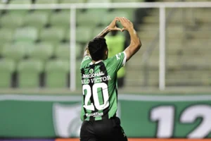 América-MG abre o placar contra o Goiás e vai vencendo pela Série B