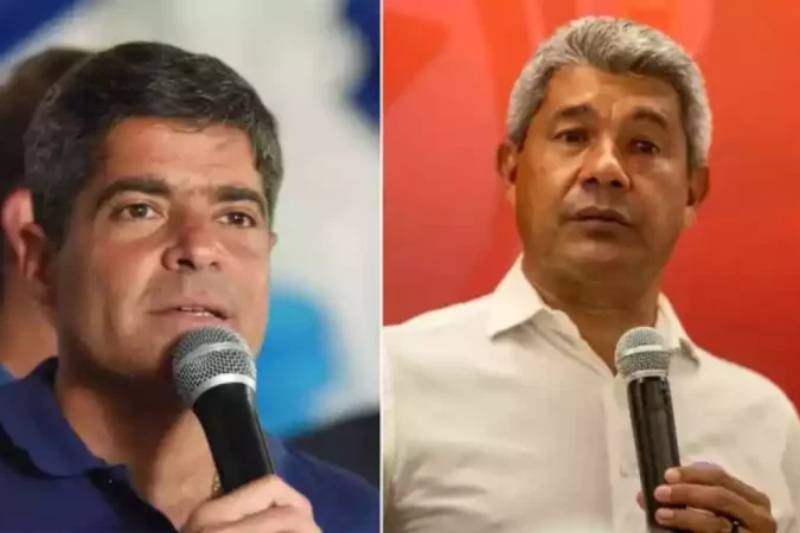 Em disputa na Bahia, ACM Neto e Jerônimo Rodrigues estão em empate técnico, diz Genial/Quaest