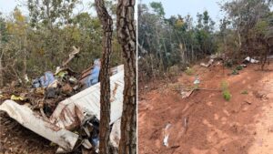 Avião de pequeno porte cai em Campo Grande e deixa dois mortos