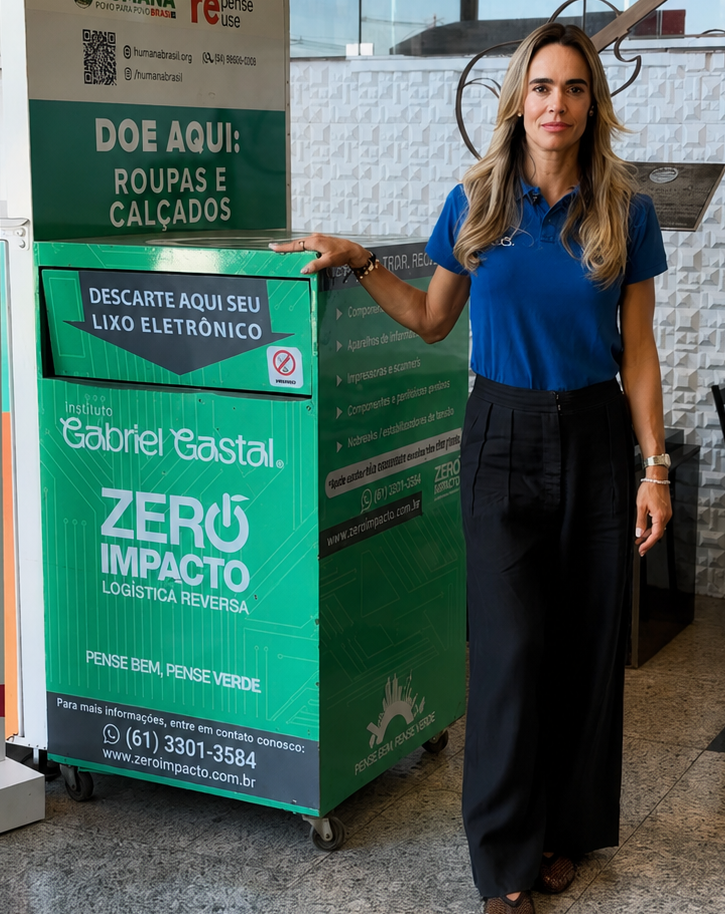 Brasília recolheu 558,59 toneladas de resíduos eletroeletrônicos em 2025